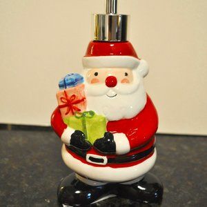 SANTA CLAUS CERAMIC SOAP DISPENSER